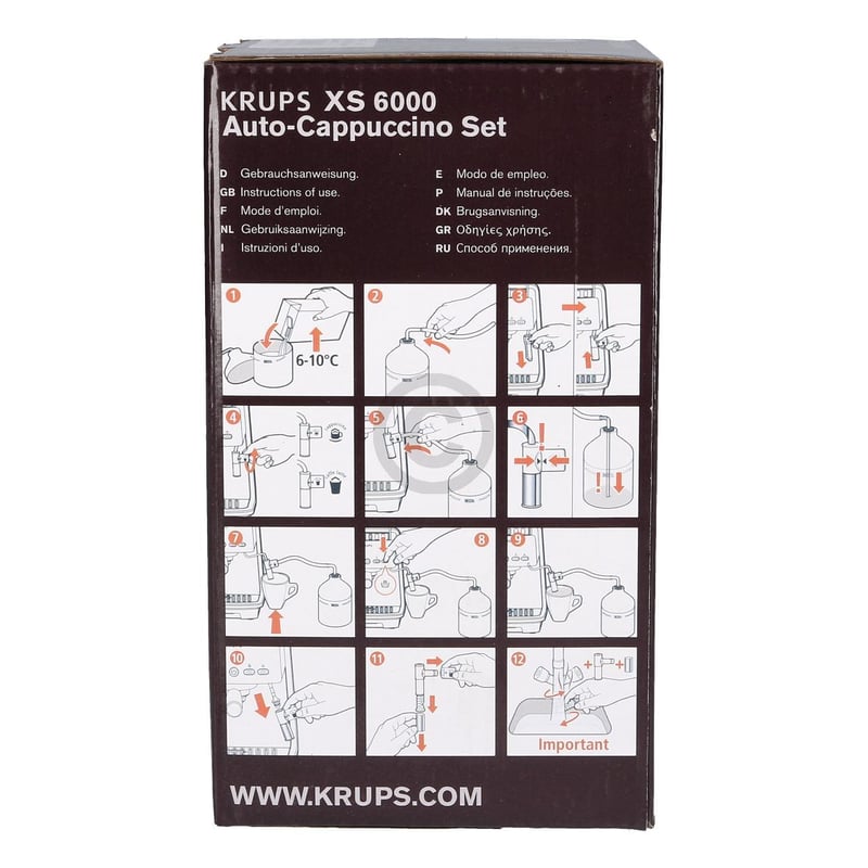Milchbehälter mit Zubehör Krups XS600010 für Espresseria Kaffeemaschine