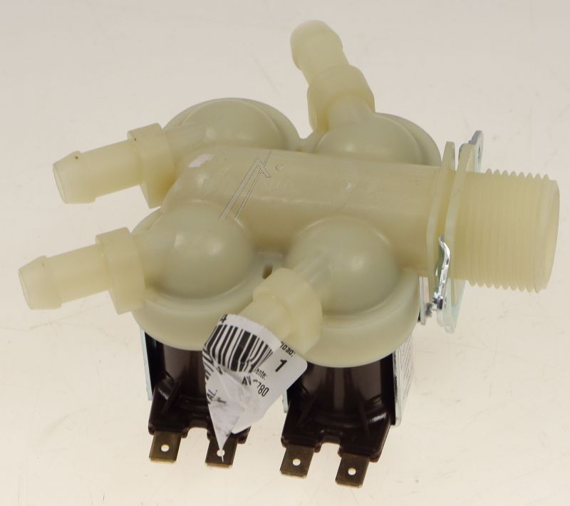 4-Wege-Ventil für Waschmaschine COM W326935 Wasserzuleitung, 180°