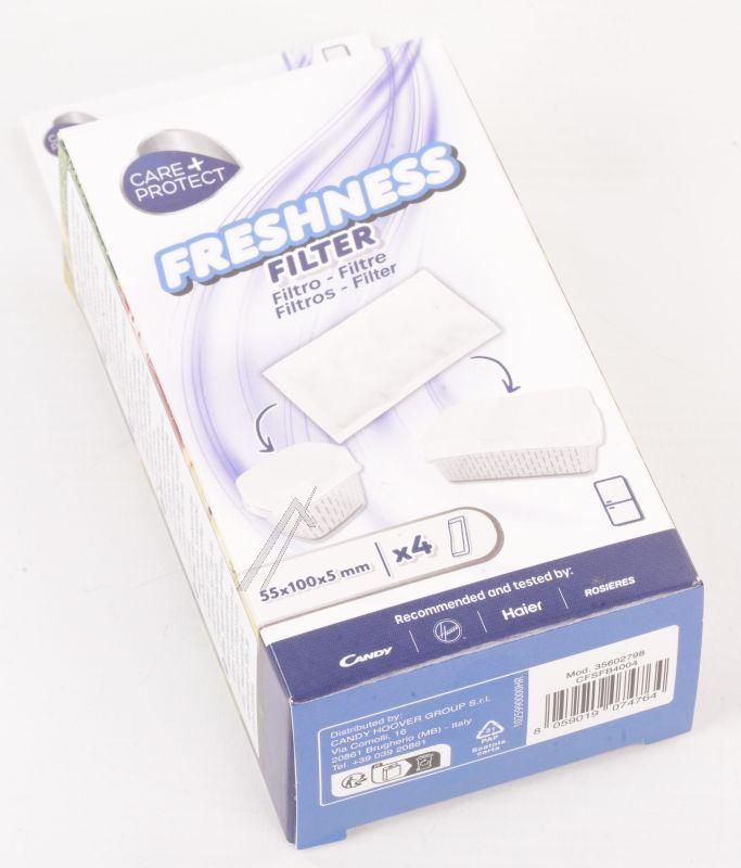 Care Protect Filter für Kühlschrank Haier/Candy/Hoover 35602798 Lebensmittelbox 4er Set