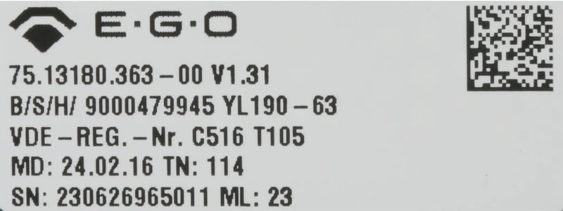 Bedienmodul 00703430