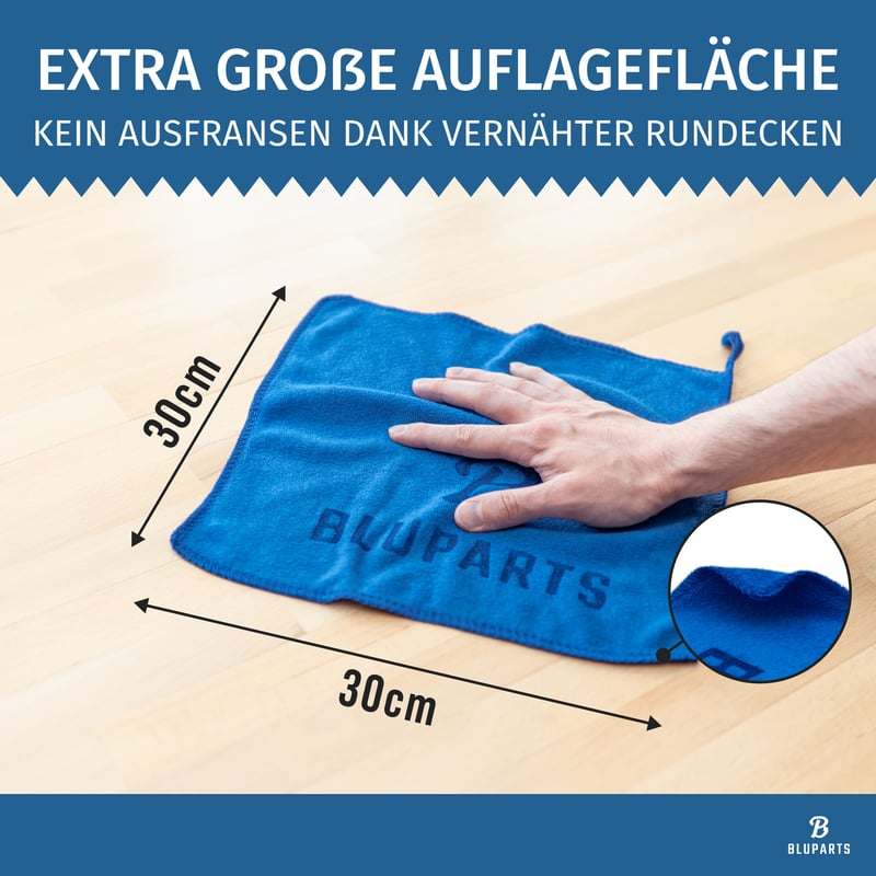 Mikrofasertücher [10 Stück] fusselfreier Putzlappen saugstark