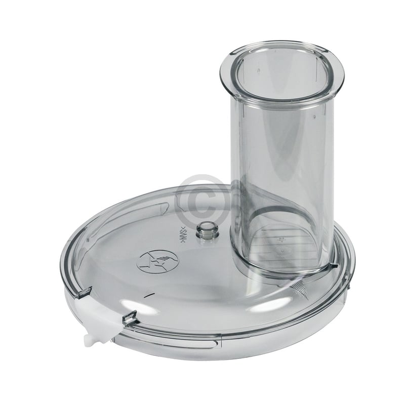 Deckel BOSCH 00657227 Gehäuseoberteil Einfüllstößel für Rührschüssel Durchlaufschnitzler Küchenmaschine