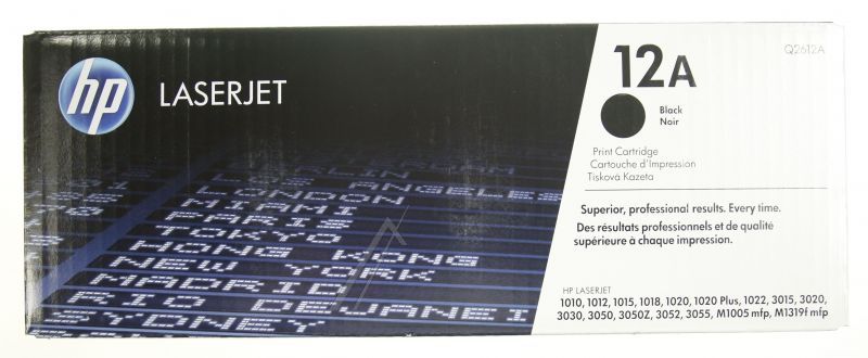 Tonerkartusche Schwarz 2K für Staubsauger Hewlett-Packard Q2612A Hochleistungs-Toner