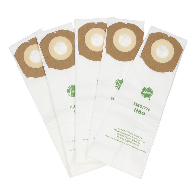 H80 HEPA Staubbeutel für Candy Hoover Staubsauger 35601774 5er Pack