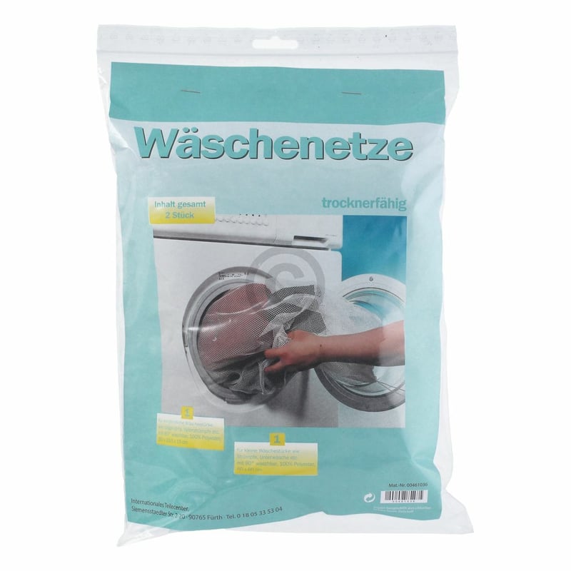 Wäschenetz Set Bosch 00461036 für Waschmaschine 2Stk