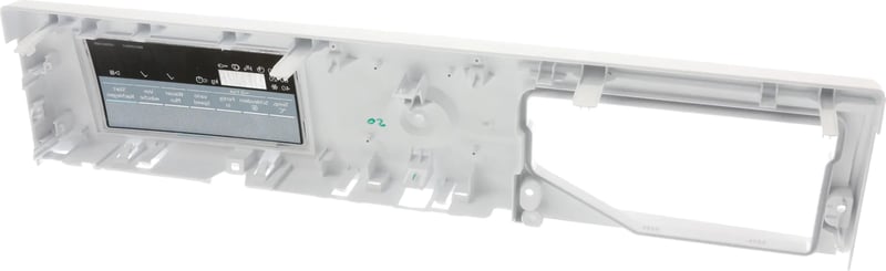 Bedienblende für Geschirrspüler Bosch 11036929 Frontblende, weiß