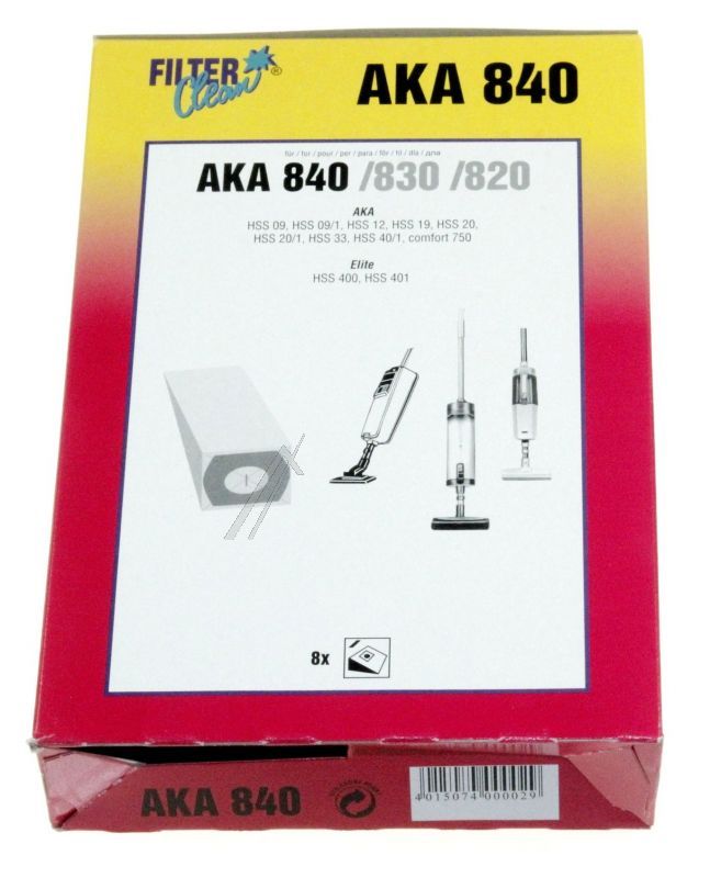 FilterClean Staubsaugerbeutel 000003K 8 Stück