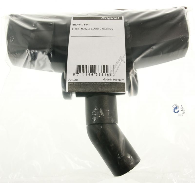 Kombi-Bodendüse für Nilfisk Staubsauger 107417892 Ø36x270mm Hartboden, Teppich