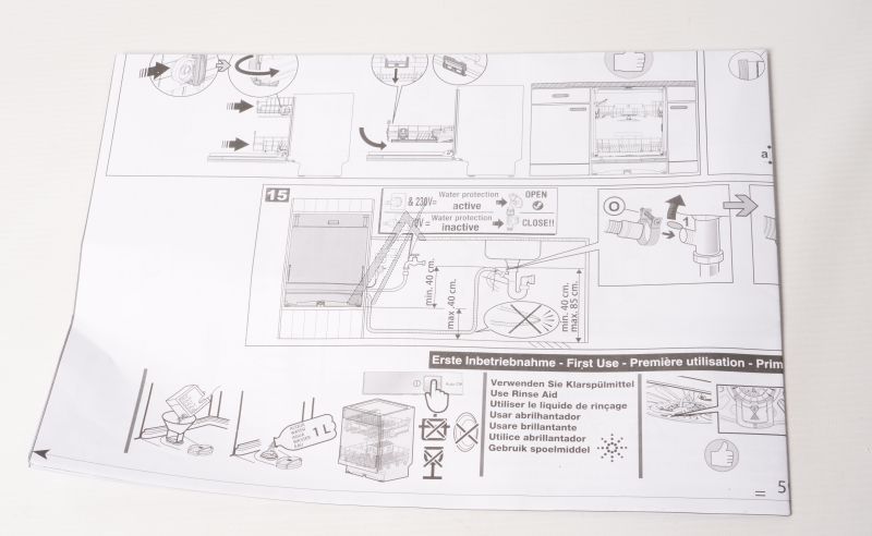 Einbau-Schablone für AEG Montageanleitung 140002854697 Integrierbar