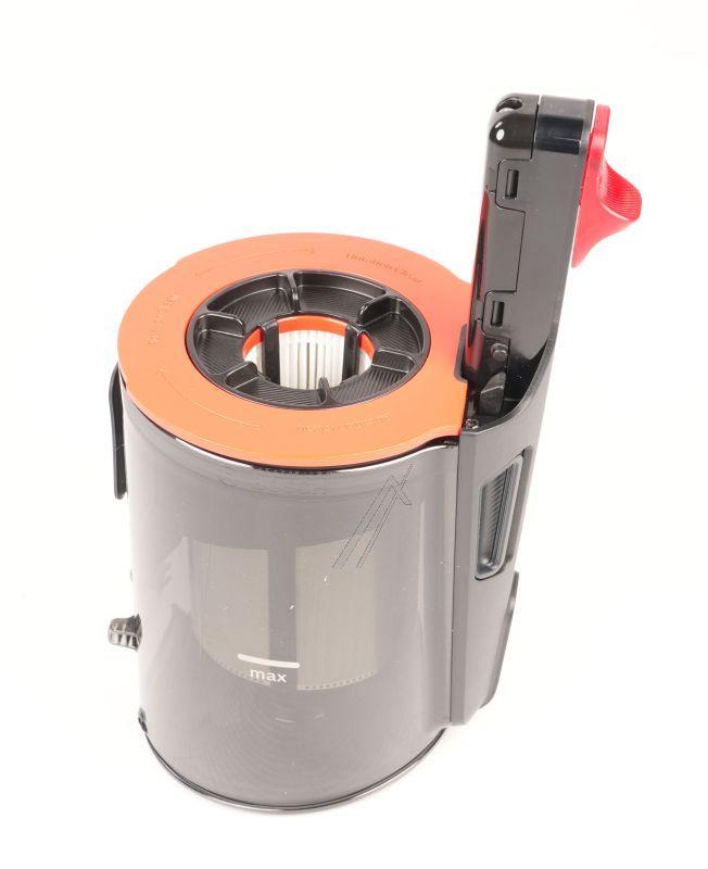 Staubfangbehälter für Staubsauger Bosch Siemens 12050163 Cartridge-Flusenfilter Grau Rot
