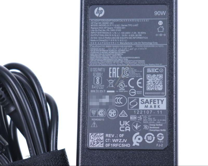 90W Netzteil für Hewlett-Packard Staubsauger L39754002 Stromversorgung