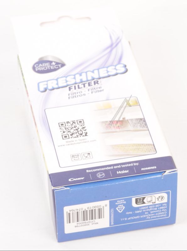 Care Protect Filter für Kühlschrank Haier/Candy/Hoover 35602798 Lebensmittelbox 4er Set