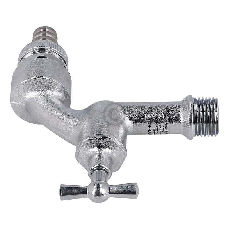 Auslaufhahn 1/2" matt mit 3/4" Schlauchanschluss KIRCHHOFF 98619118 KIRCHHOFF