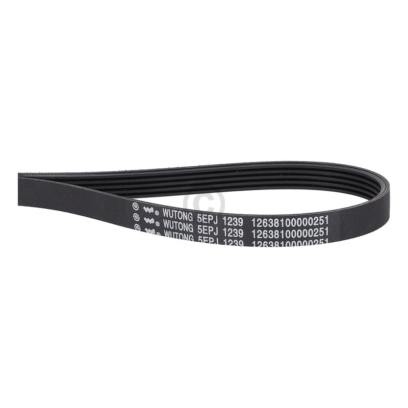 Keilriemen für Waschmaschine Midea 12638100000251 5EPJ J 1239 mm