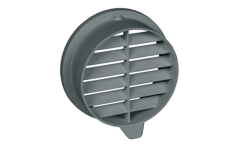 Fassadenabschluss Kunststoffrohr Meltem 200136 M-WRG-IIKSR-2 für Wohnraumlüfter