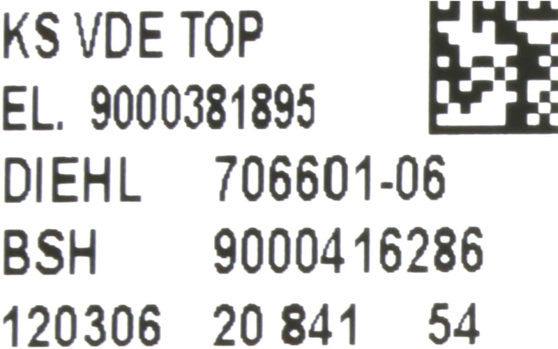 Bedienblende 00700702