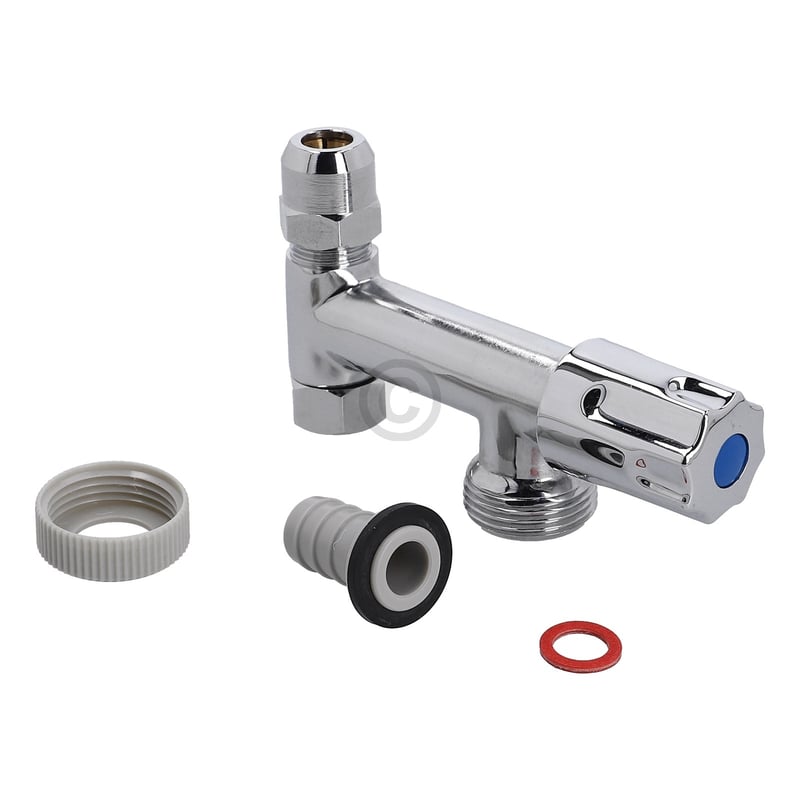 Doppel-Eckventil 3/8" BLUPARTS Sanitärbedarf für Waschmaschine 10104800