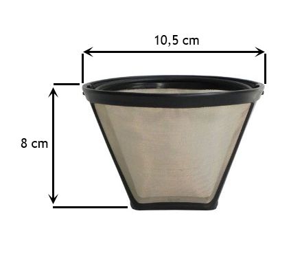 Goldfilter für DeLonghi Kaffeemaschine KW712164 Permanent CM020