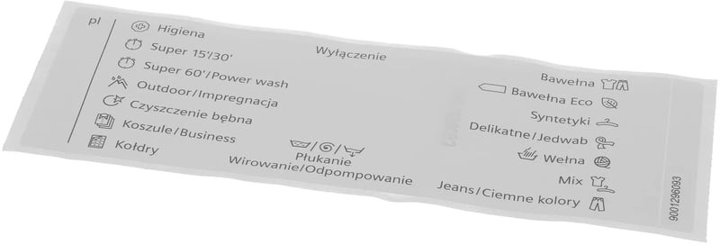 Waschmaschinen-Legende Bosch 12023509 Elektronikplatine