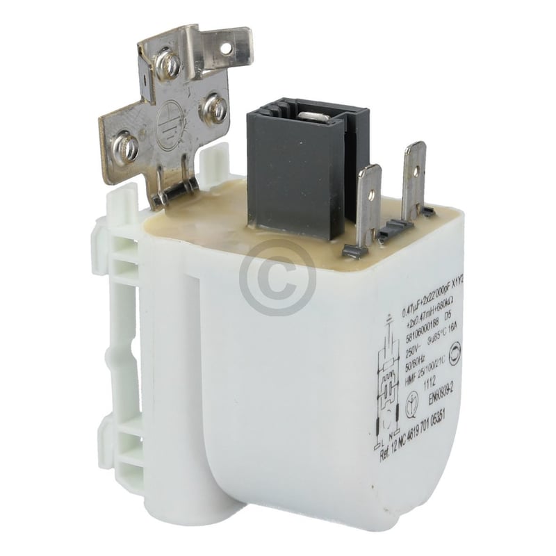 Entstörschutz wie Whirlpool 481010807672 0,47µF für Waschmaschine Geschirrspüler Trockner