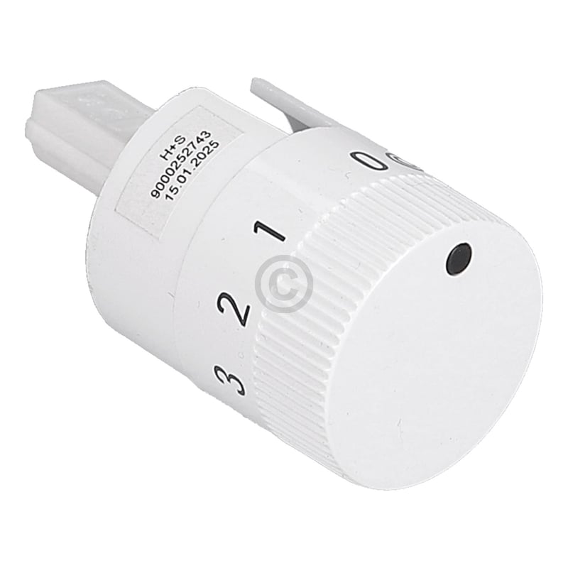 Drehgriff-Kochstelle weiss,energieregler zweikreisHL654201E/02 weiss,energieregler zweikreis 00611512