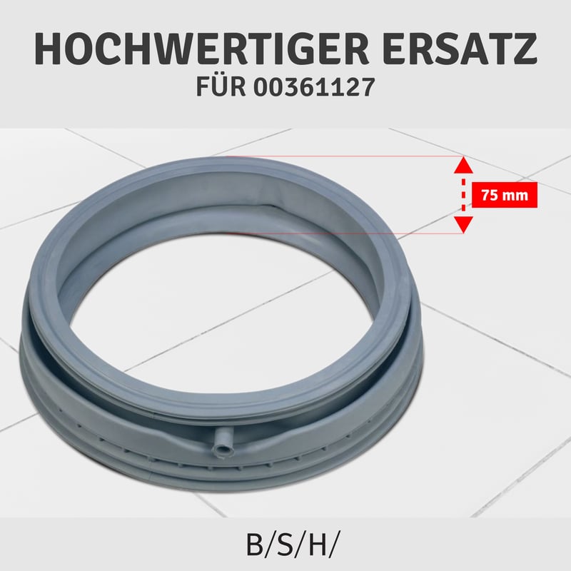 Türmanschette Original vom Hersteller 00361127 361127 für Maschinen von Bosch, Siemens, Neff