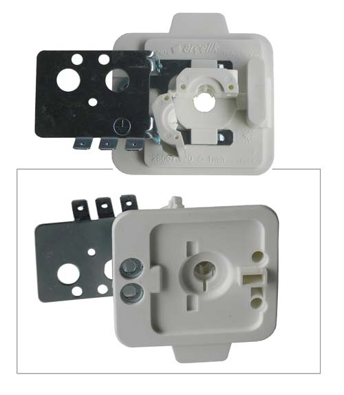 Klemmkörper für Beko Staubsauger C00891794 Saugerteil