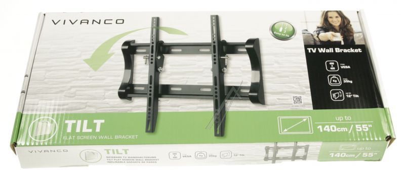 TV-Wandhalterung Vivanco 37974 Neigbar, VESA 400, 35kg