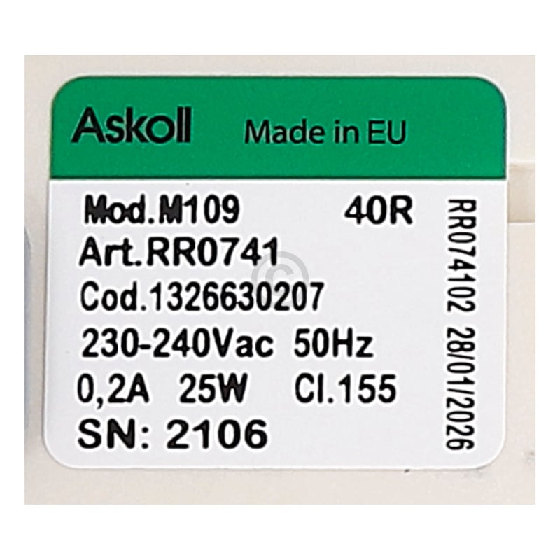 ENTLEERUNGSPUMPE,MIT,THERMO-SC Electrolux 8581326630200 für Waschmaschine