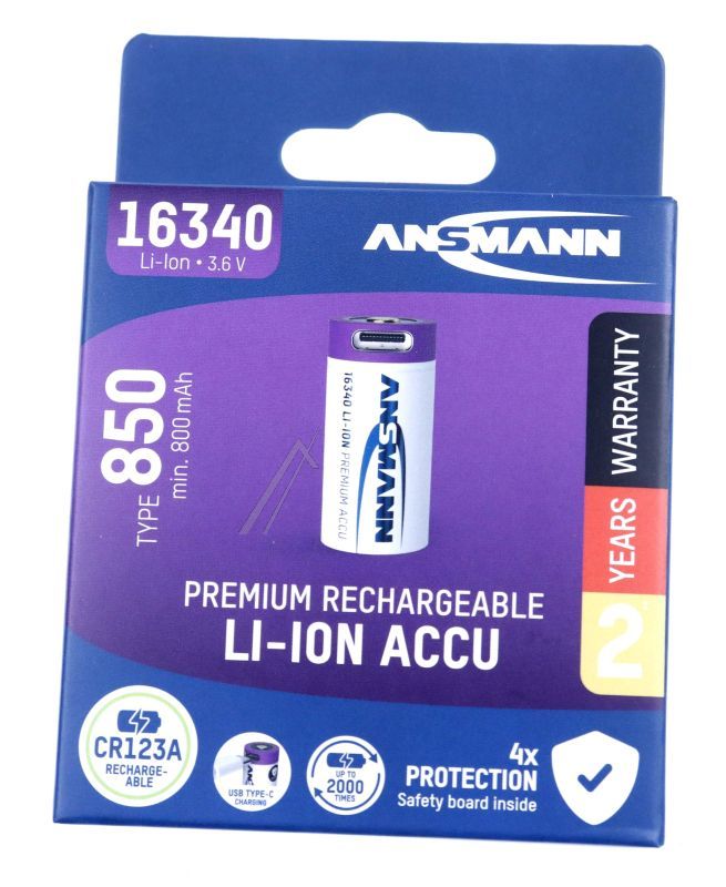 Ansmann Staubsauger Akku 13000015 850mAh USB-C