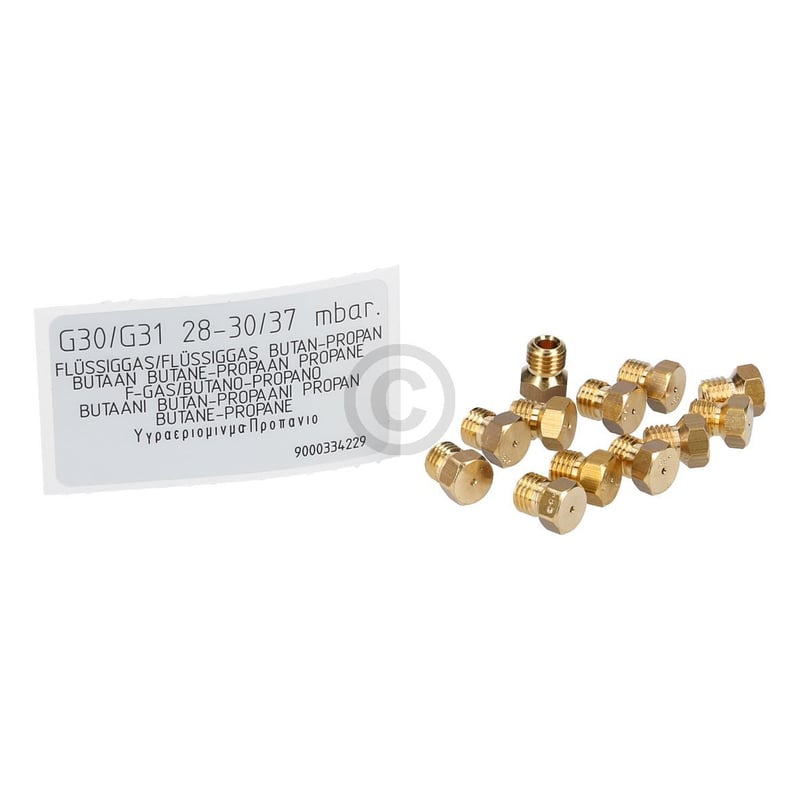 Düsensatz BOSCH 00423714 für Herd 12Stk