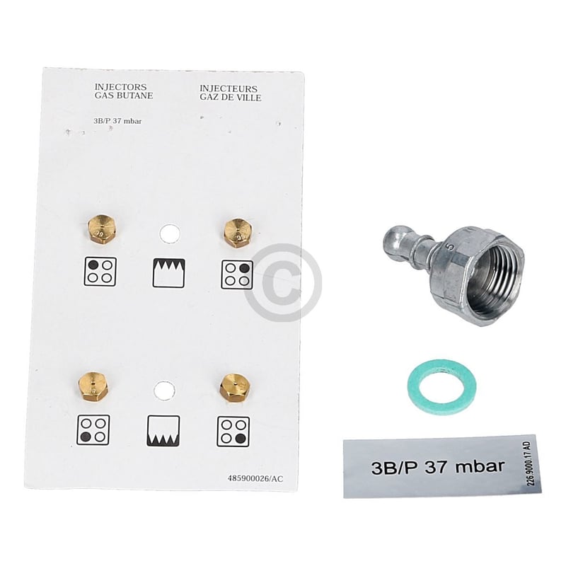 Düsen G30-37 für Kochstellen beko 4431900096 in Gasherd 4Stk