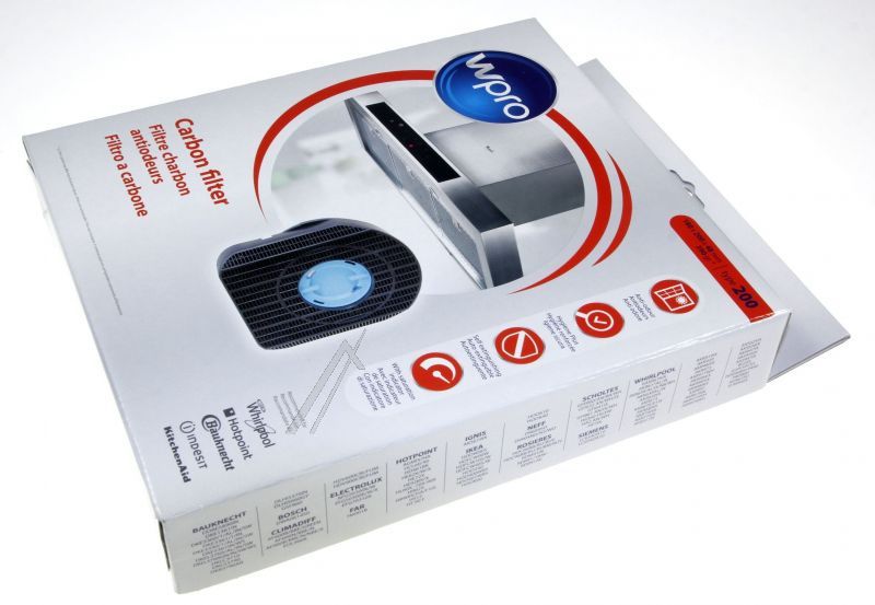 Aktivkohlefilter Typ 200 für Dunstabzugshaube Whirlpool/Indesit 484000008577 DKF42