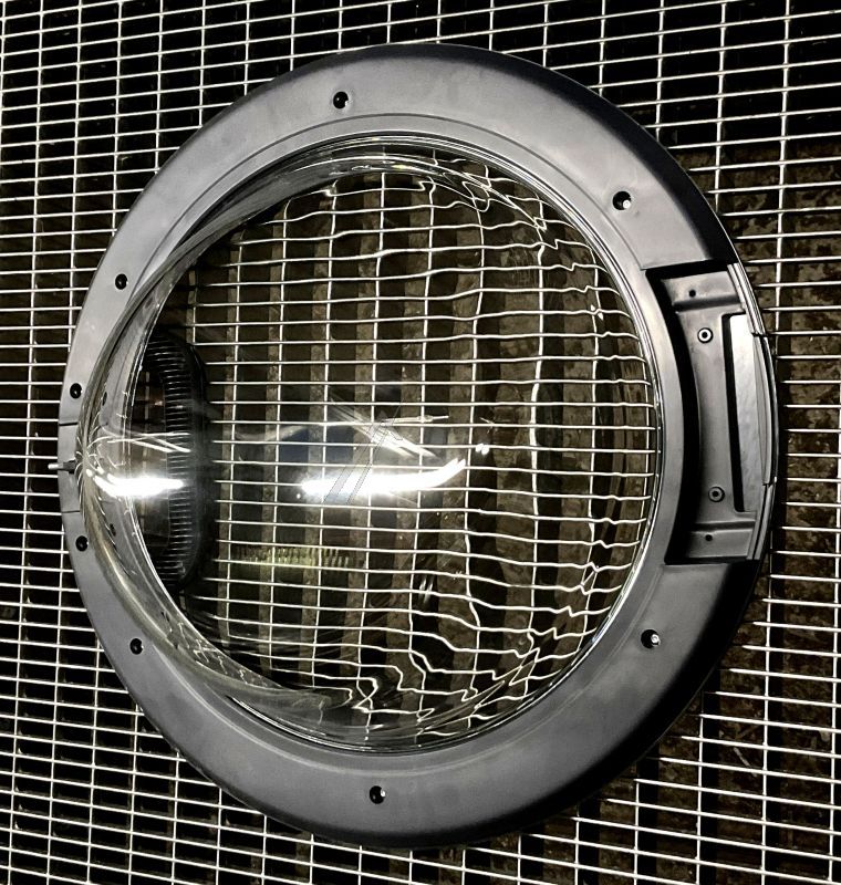 Whirlpool Waschmaschine Tür RAL7024 488000627822 Waschmaschinentür, weiß