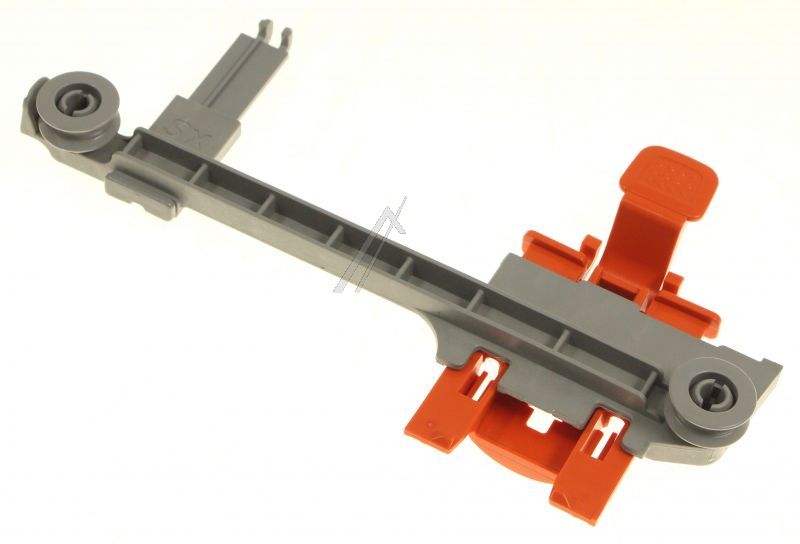 Korbrolle für Geschirrspüler Whirlpool Indesit 488000534263 Höhenverstellung Oberkorb links orange