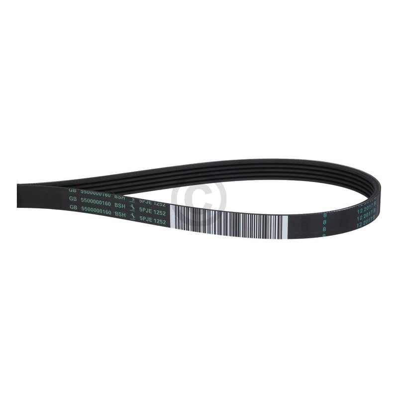 Keilrippenriemen 1252PJ5E BOSCH 00678914  für Waschmaschine