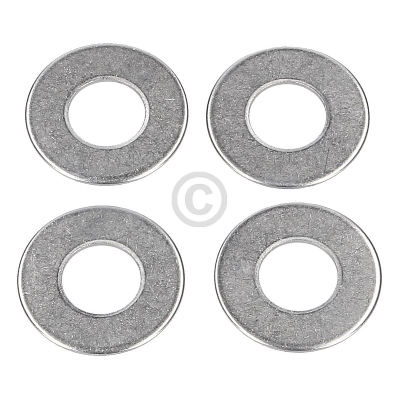 Unterlegscheibe Set für Antriebsachse Rührschüssel BOSCH 00027877 an Küchenmaschine 4Stk