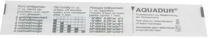 Teststreifen-Wasserhärte 00629757 Originalersatzteil von Bosch