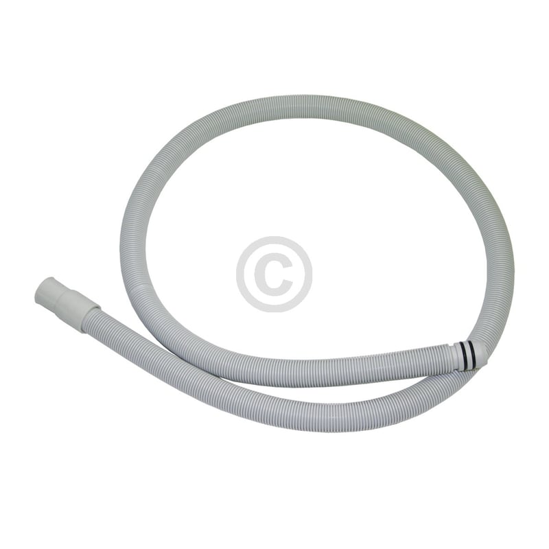 Ablaufschlauch 1,45m BOSCH 00358306 mit Kunststoffendstück für Waschmaschine