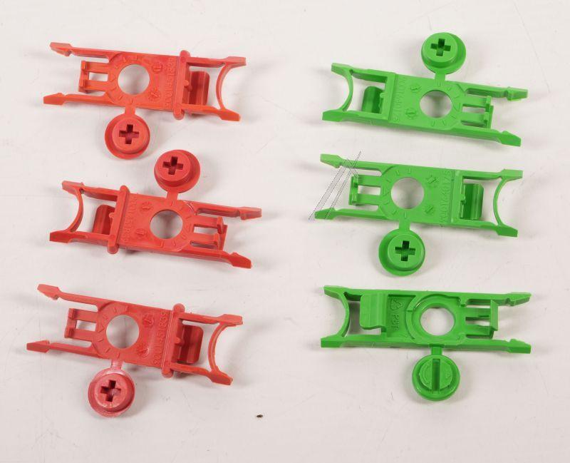 Halter Designleiste für Mikrowelle Bosch Siemens 12053302 2x rot 2x grün