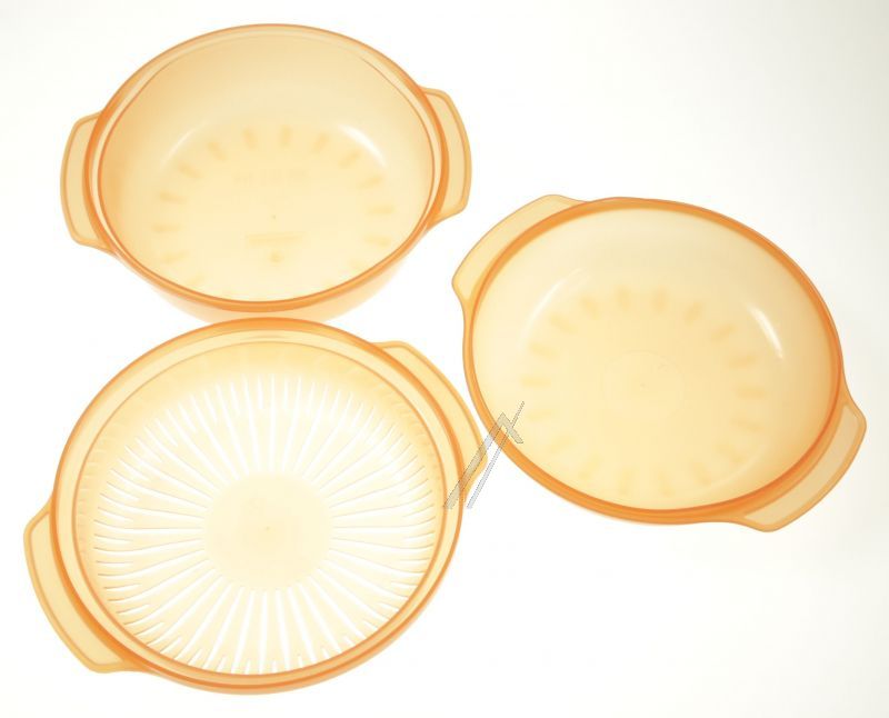 Dampfgarbehälter für Mikrowelle Wpro 488000623699 1,5 Liter rund