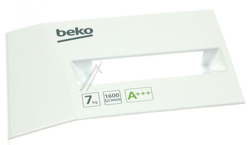 Waschmittelkastenblende für Waschmaschine Beko C00896631 Frontblende, weiß