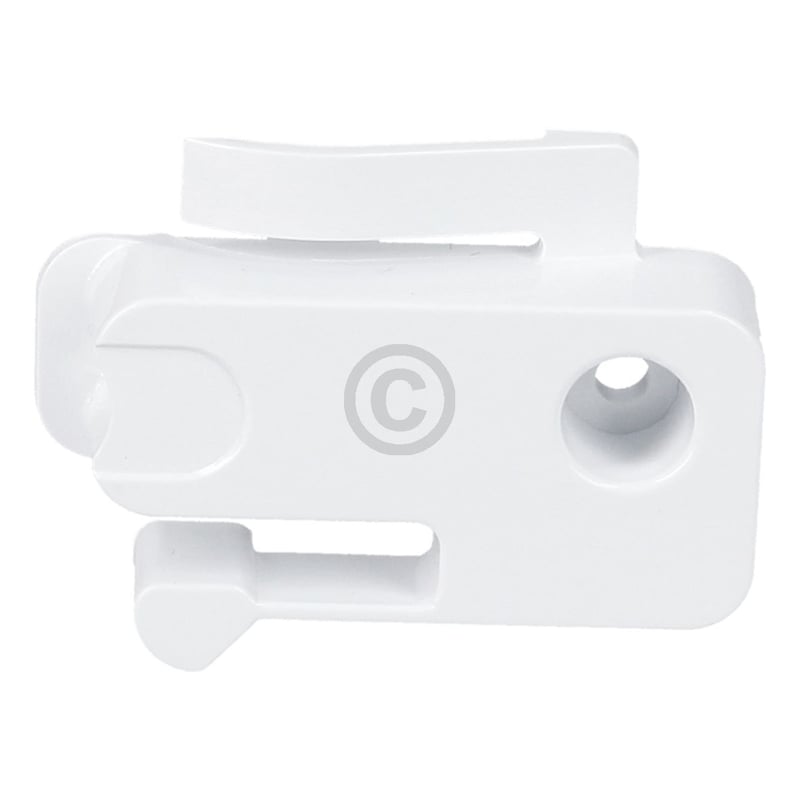 Gefrierfachklappenstopper links für Kühlschrank Whirlpool 488000506171 links, Kunststoff, weiß
