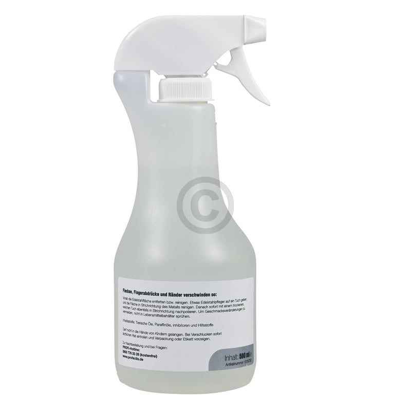 Edelstahlpflege Spray Profectis 0001015730 Profi-Edelstahlpfleger 500ml