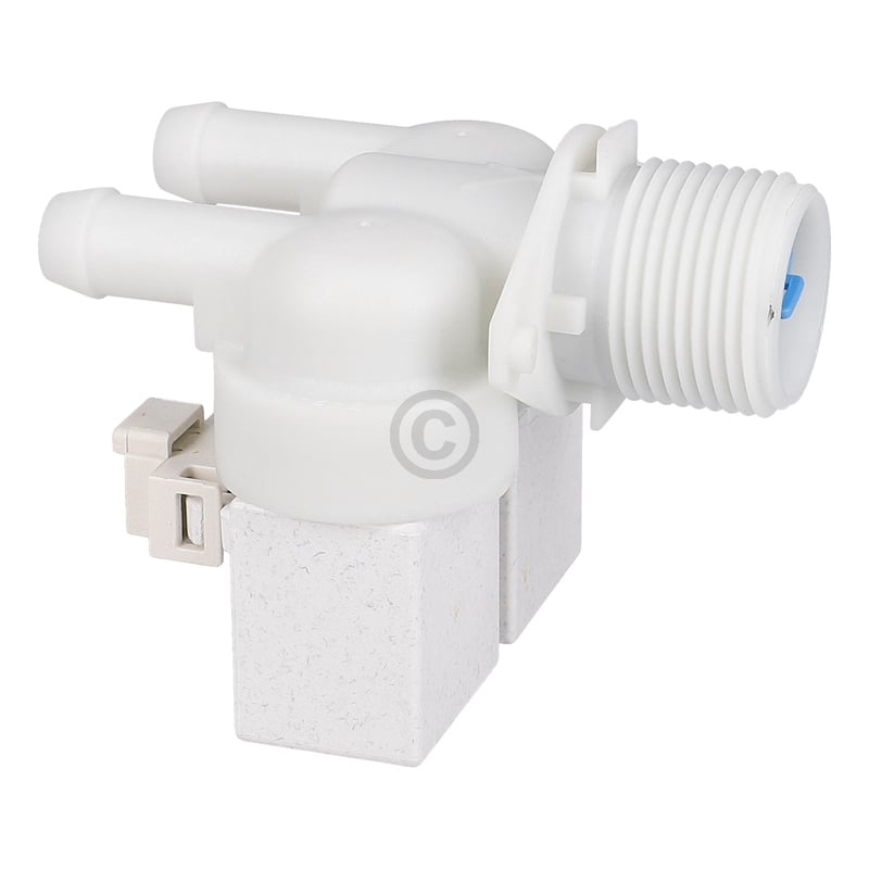 Magnetventil 2-fach 180° 12mmØ passend für Beko 2466302002 BLUPARTS in