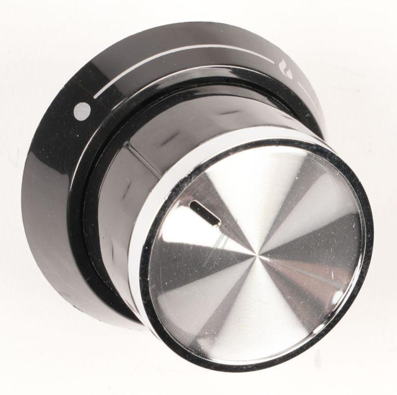 Kochfeldknebel für Ofen Grundig C00957953 schwarz Drehknopf