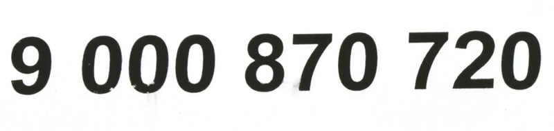 Abdeckplatte 00770358