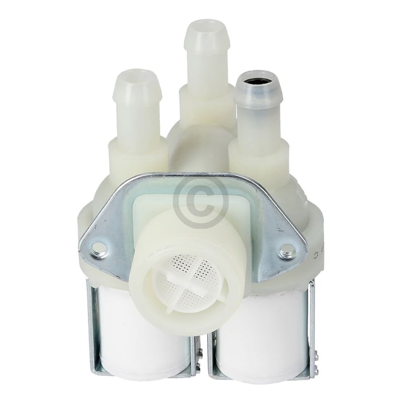 Magnetventil passend für Miele 1678013 3fach 90° 10,5mmØ mit Reduzierung für Waschmaschine Waschtrockner