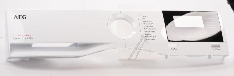 Bedienblende weiß für Trockner AEG 140291924011 Steuerung Abdeckung