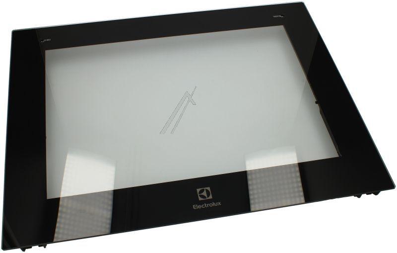 Frontscheibe Schwarz für Ofen Electrolux 140144746116 Außenscheibe Backofen